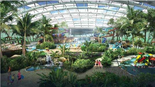 室內溫泉旅游規劃效果圖