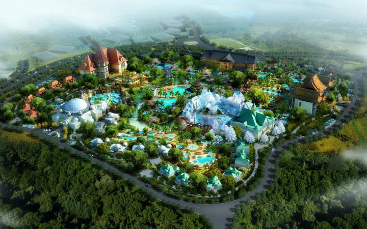 廣東恩平恒大溫泉設計