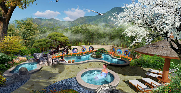 貴陽香紙溝金孔雀溫泉旅游度假景區